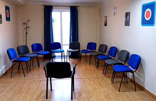 Sala de terapias de Instituto Hipócrates Murcia