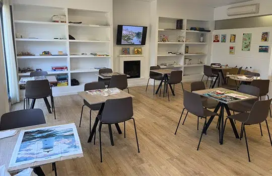 Espacio para actividades terapéuticas en Instituto Hipócrates