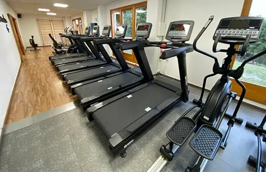 Gimnasio de la clínica de ingreso Instituto Hipócrates